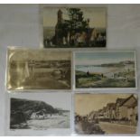 POSTCARDS 5 BUDE CORNWALL & DISTRICT