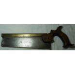 G.PRESTON SHEFFIELD BRASS EDGE TENON SAW