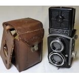 ROLLEIFLEX TWIN LENS REFLEX CAMERA COMPUR RAPID