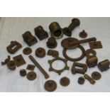 VARIOUS BRASS FITMENTS