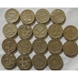 COINS 18X£1