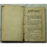 BOOKS ELIZABETH STIRREDGE 1711 MANIFEST