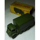 DINKY TOYS 623 ARMY COVERED WAGON YELLOW BOX