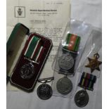 MEDALS CANADA VOLUNTARY SERVICE, PAKISTAN INDEPENDANCE & 4 OTHERS