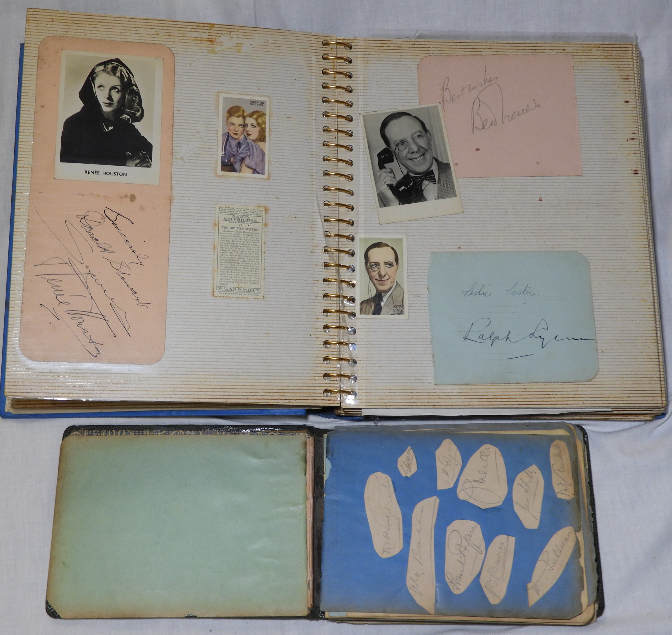 1920/30'S AUTOGRAPH ALBUM & ALBUM OF LOOSE PHOTOGRAPHS - Bild 2 aus 2