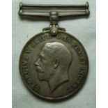 MEDALS WORLD WAR ONE WAR MEDAL TO M27510 LH PHILP JR 4 RN