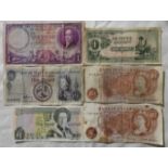 BANKNOTES 1947 COMMERCIAL BANK OF SCOTLAND & 5 OTHER