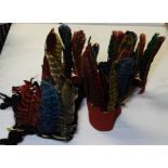 2 FEATHER HEAD DRESSES