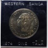 COINS 1974 WESTERN SAMOA ONE TALA