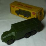 DINKY TOYS 677 ARMOURED COMMAND VEHICLE YELLOW BOX