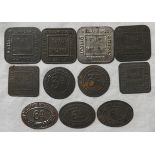 WILLIAMS BROTHERS DIRECT SUPPLY STORES TIN TOKENS