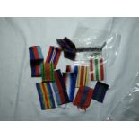 MEDALS VARIOUS RIBBONS