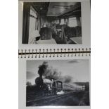 ALBUM BLACK & WHITE TRAINS & RAILWAY PHOTOGRAPHS