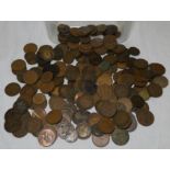 COINS TUB OF COPPERS
