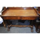 MAHOGANY WASHSTAND