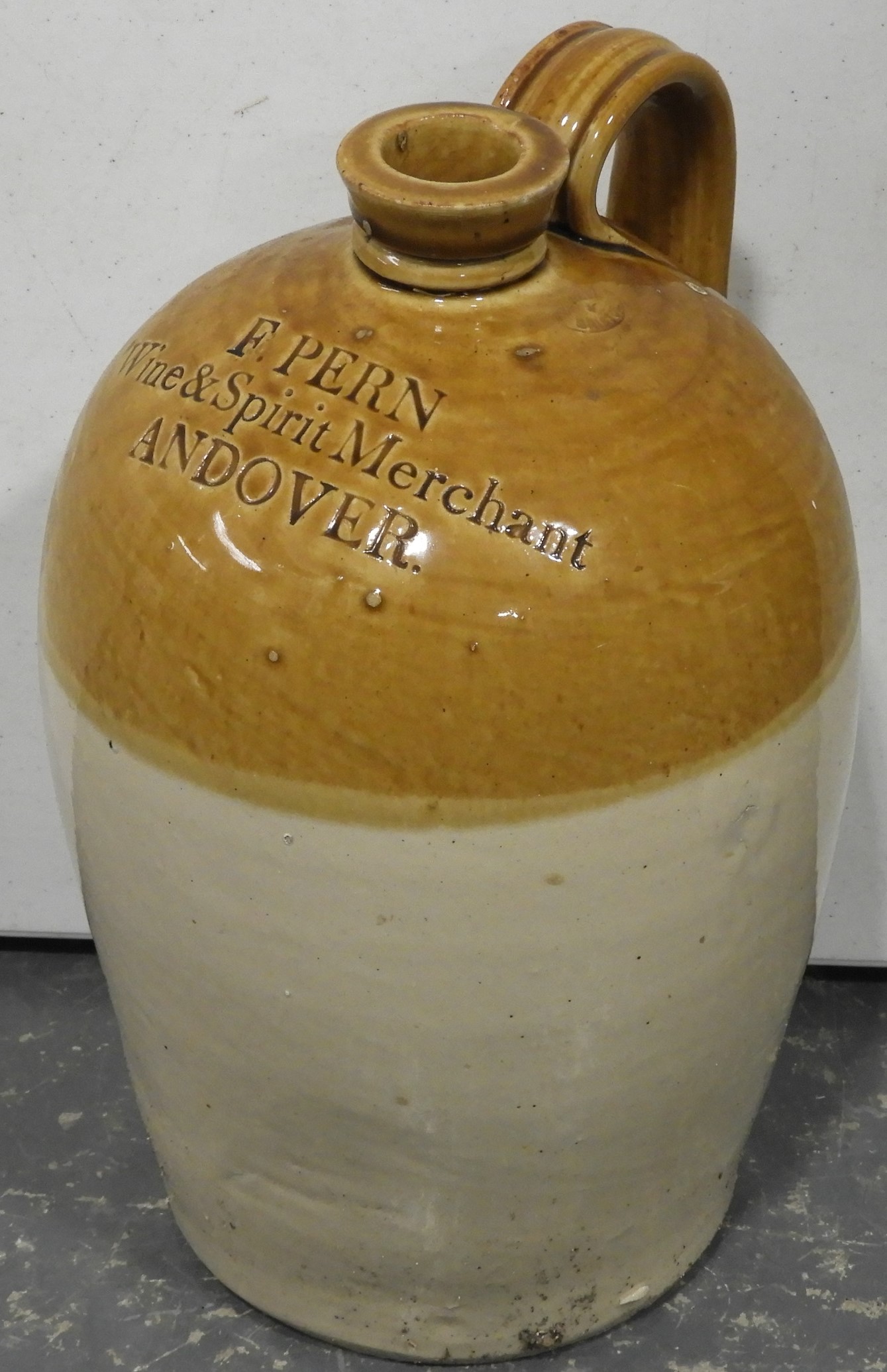 STONEWARE CIDER JAR F.PERN ANDOVER