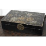 CHINESE PAINTED TABLE BOX