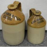 2 STONEWARE CIDER JARS ROWE BROS EXETER,DEVON