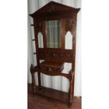 CARVED OAK HALLSTAND