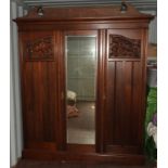 MAHOGANY COMPACTUM WARDROBE