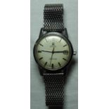 OMEGA GENTS AUTOMATIC SEAMASTER WRISTWATCH TO STAINLESS STEEL BRACELET