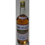 BOTTLE OF KING SELECT OLD SCOTCH WHISKY BURN BRAE (BLENDERS)LTD PERTH