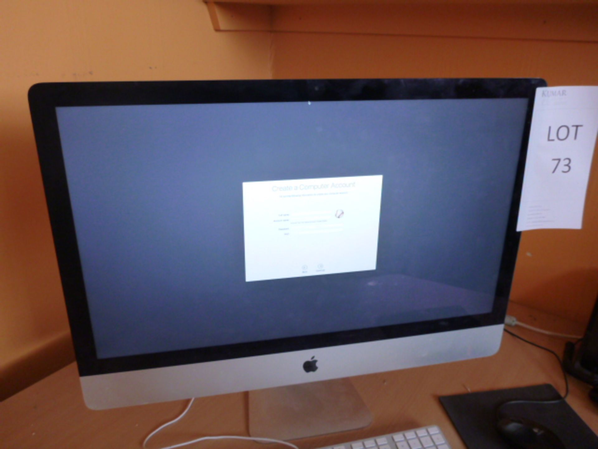 27" iMac Workstation 3.4GHz Intel Core i7, 16GB Ram, Late 2012 with Apple Keyboard and Mouse- This - Image 2 of 6