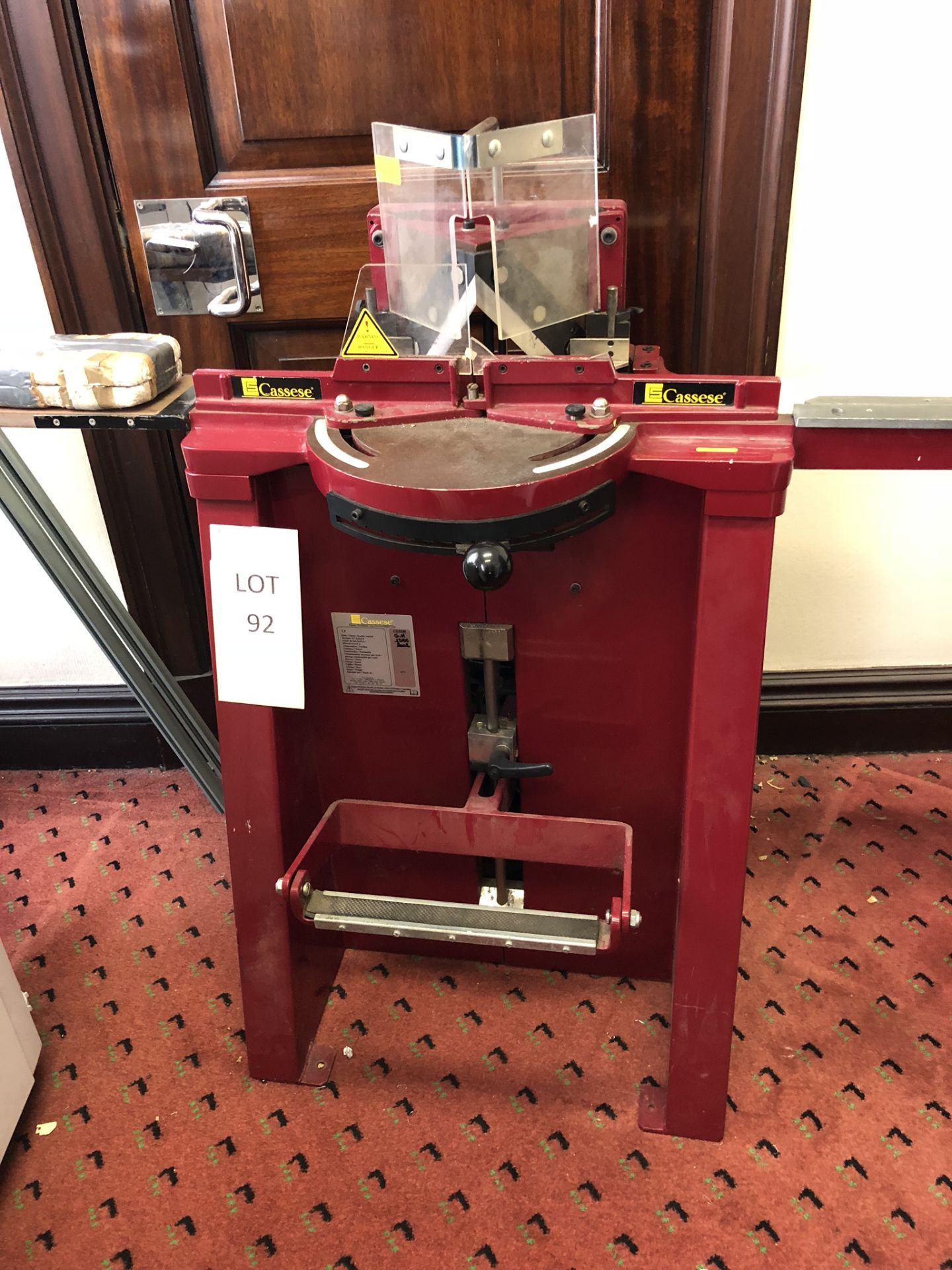 Cassese Manual Frame Guillotine Model CS55M 80kg with Extra Set of Blades (to service) (Please Note: