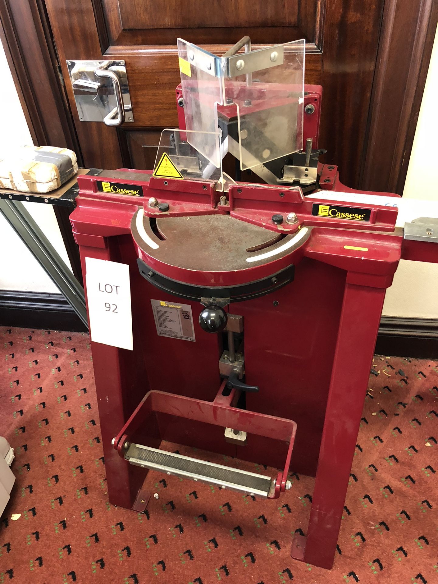 Cassese Manual Frame Guillotine Model CS55M 80kg with Extra Set of Blades (to service) (Please Note: - Image 3 of 16