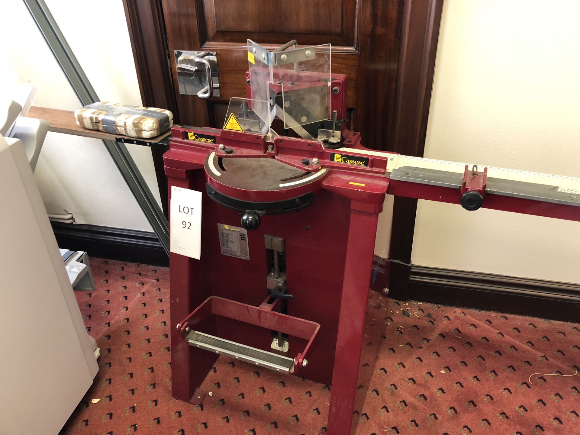 Cassese Manual Frame Guillotine Model CS55M 80kg with Extra Set of Blades (to service) (Please Note: - Image 2 of 16