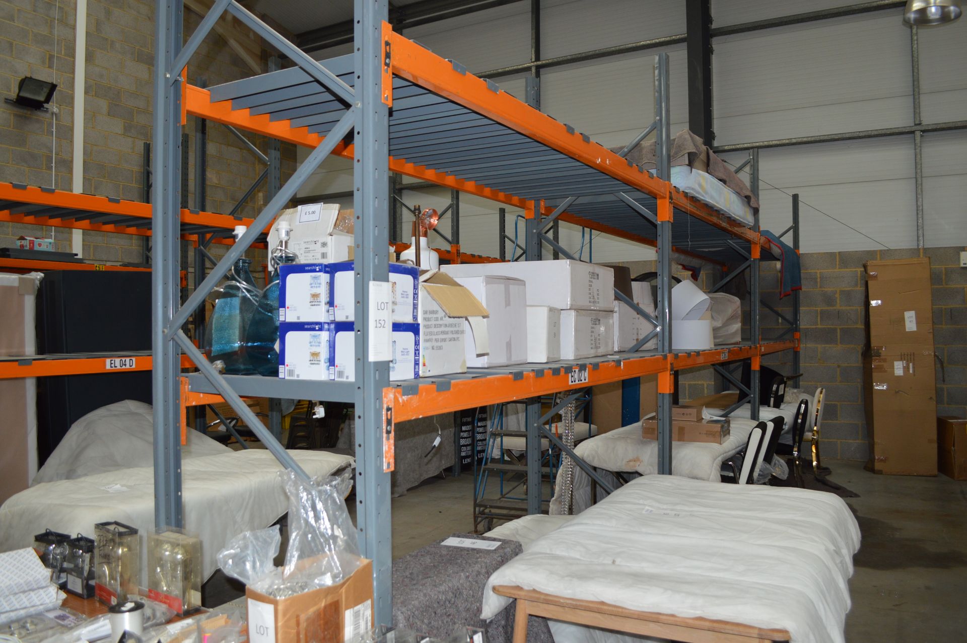 Dexion Boltless Pallet Racking comprising: 4: 4mtr Uprights 12: 2.7mtr Beams (Does not include - Image 2 of 3