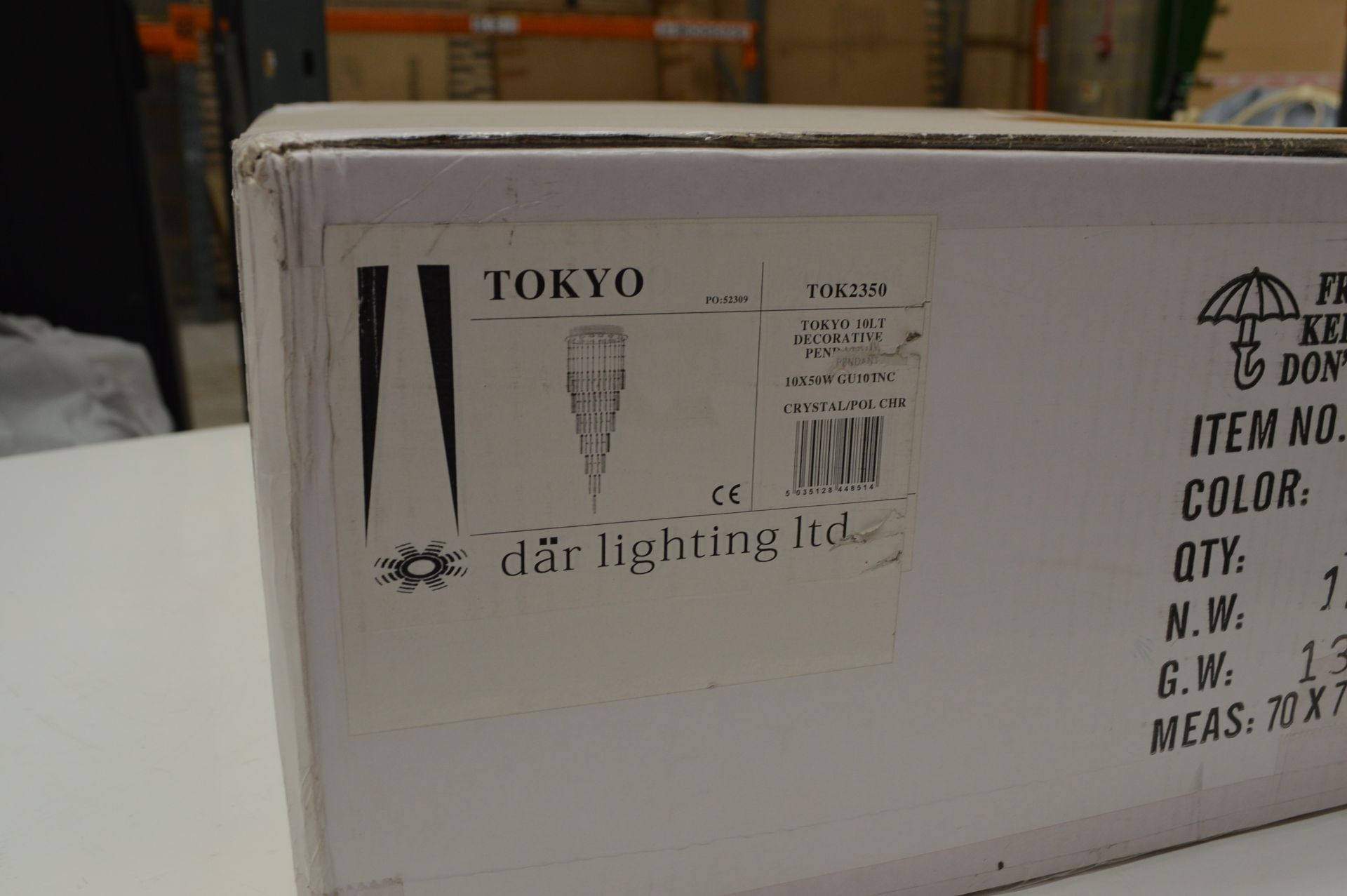 DAR Tokyo Pendant TOK2350 - Brand New in Box - RRP £800 (Please Note: item located in Andover - Bild 5 aus 8