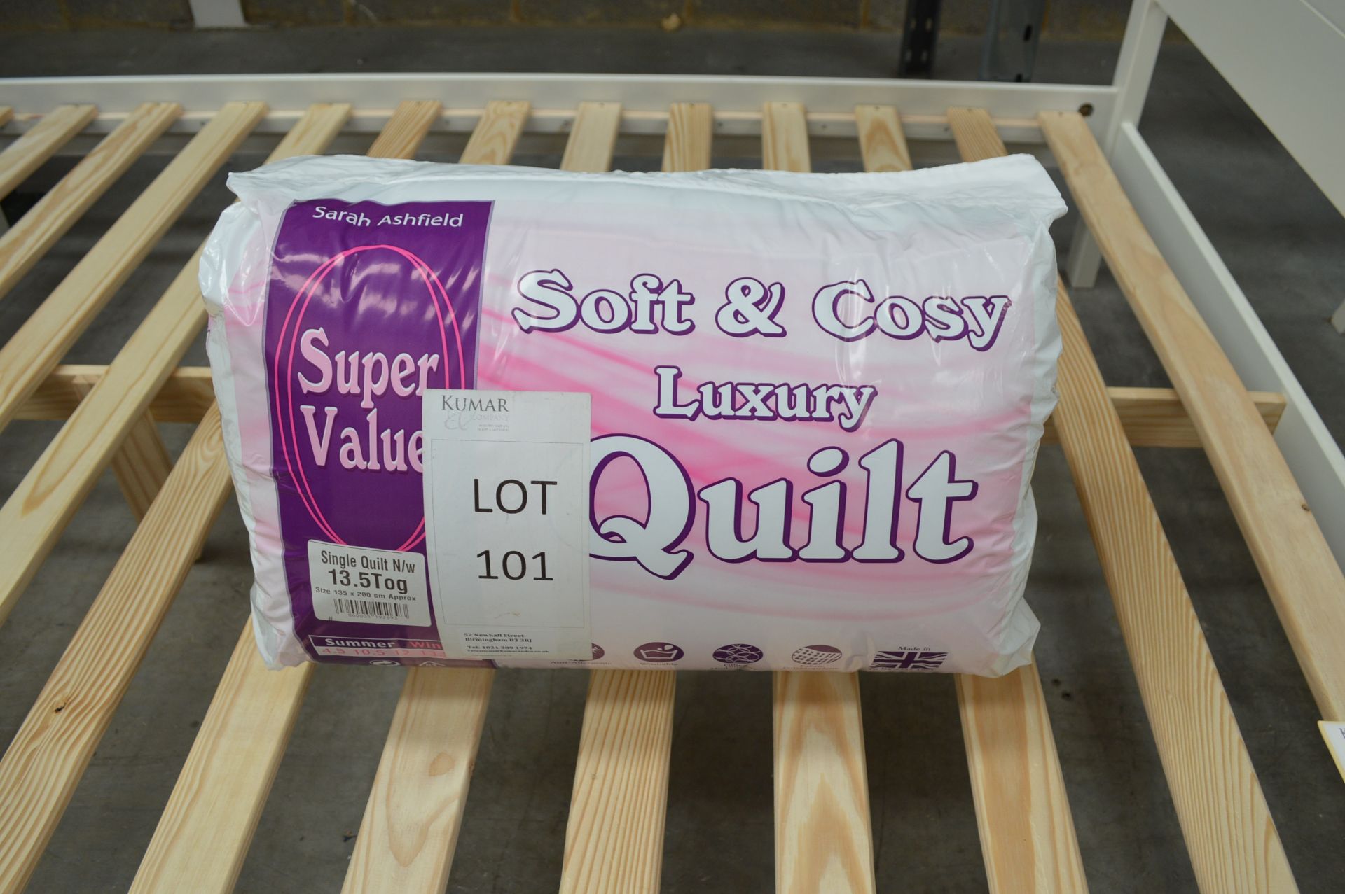 Approx 26: Soft & Cosy Luxury Single 13Tog Quilts (Please Note: item located in Andover SP11.