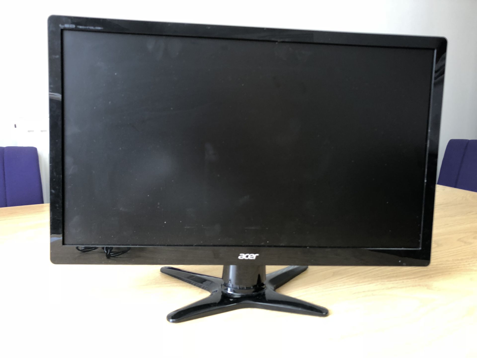 Acer Led Technology Backlight Monitor, Model No. G226HQL, Serial No. MMLYEE0144341382D8500