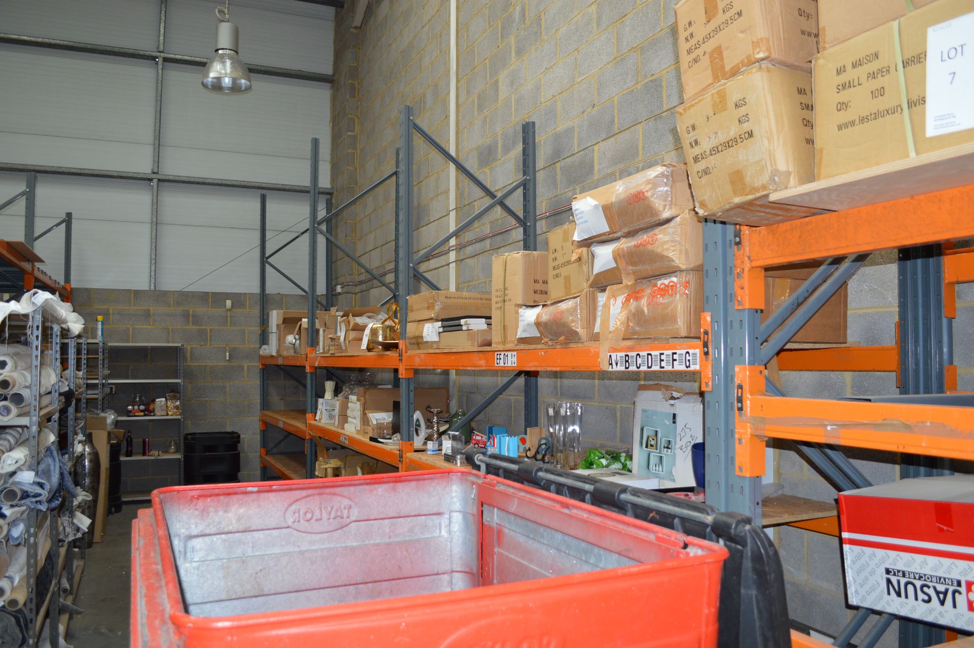 Dexion Boltless Pallet Racking comprising: 6: 4mtr Uprights 24: 2.7mtr Beams (Does not include - Image 4 of 6