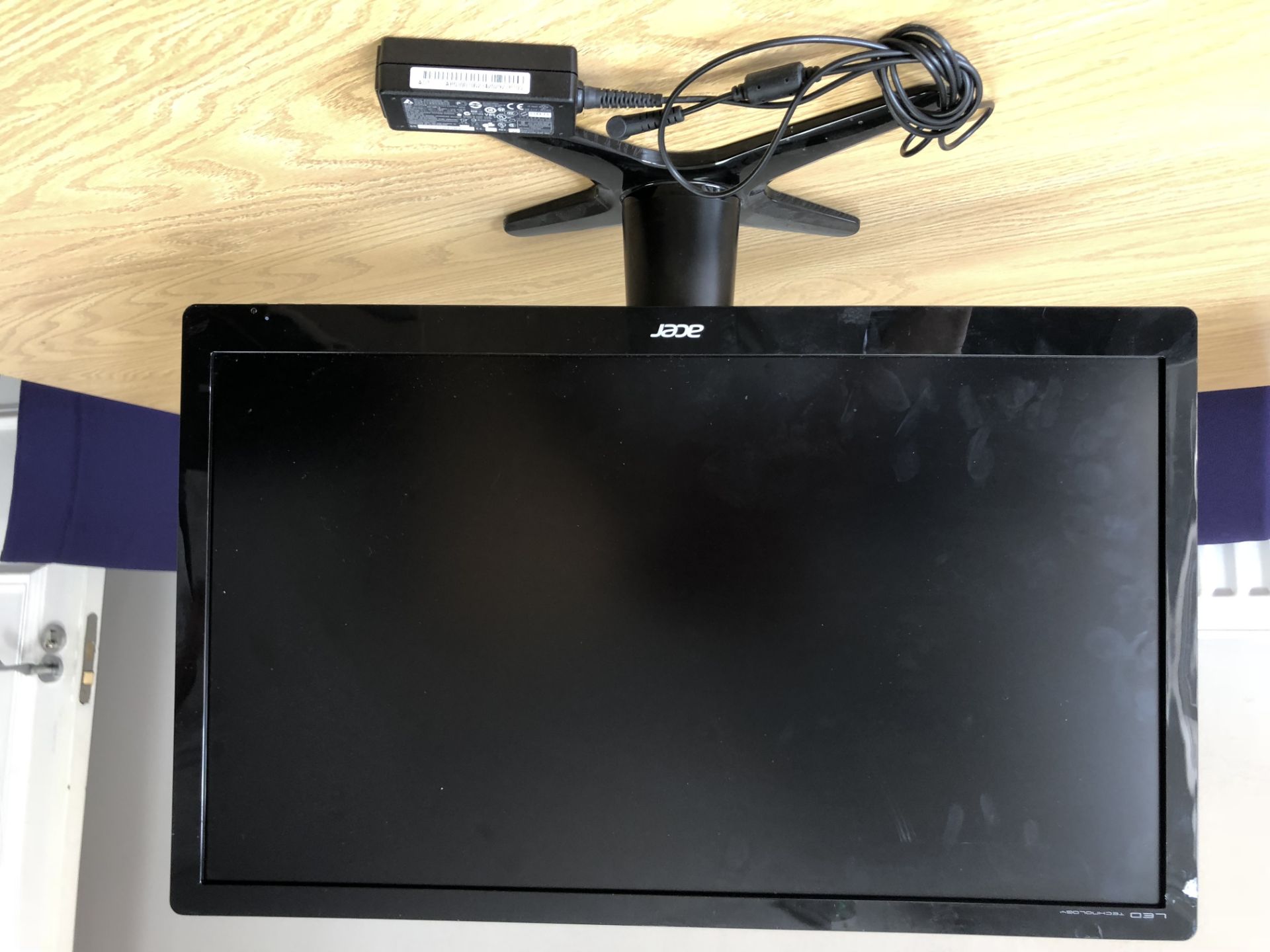 Acer Led Technology Backlight Monitor, Model No. G226HQL, Serial No. MMLYEE00144407F898501 (2014) - Image 4 of 4