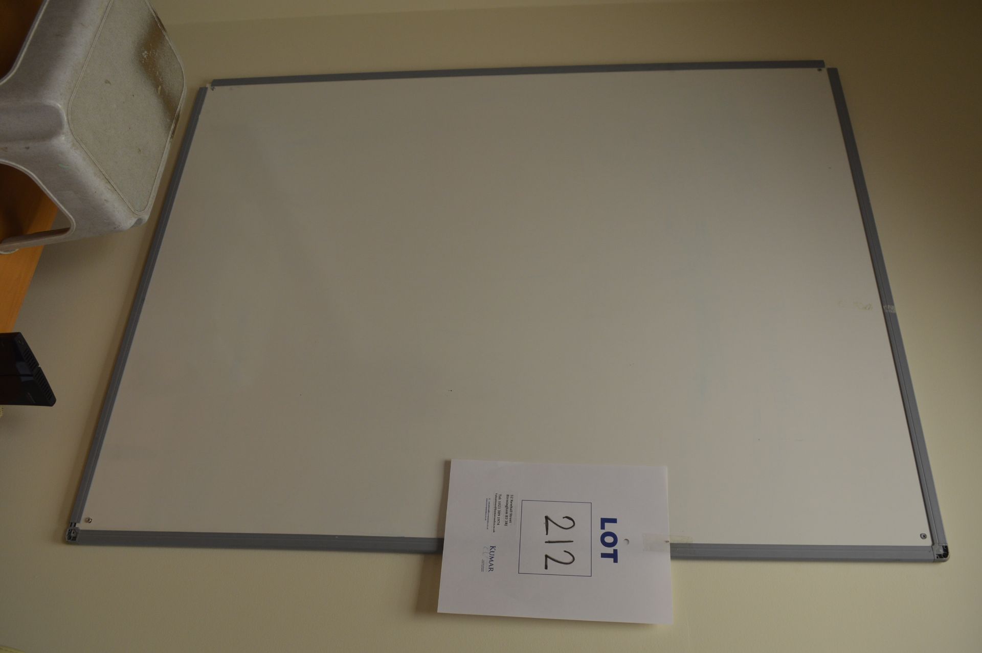 Office White Board (Please Note: item located in Andover SP11. Collection by appointment on