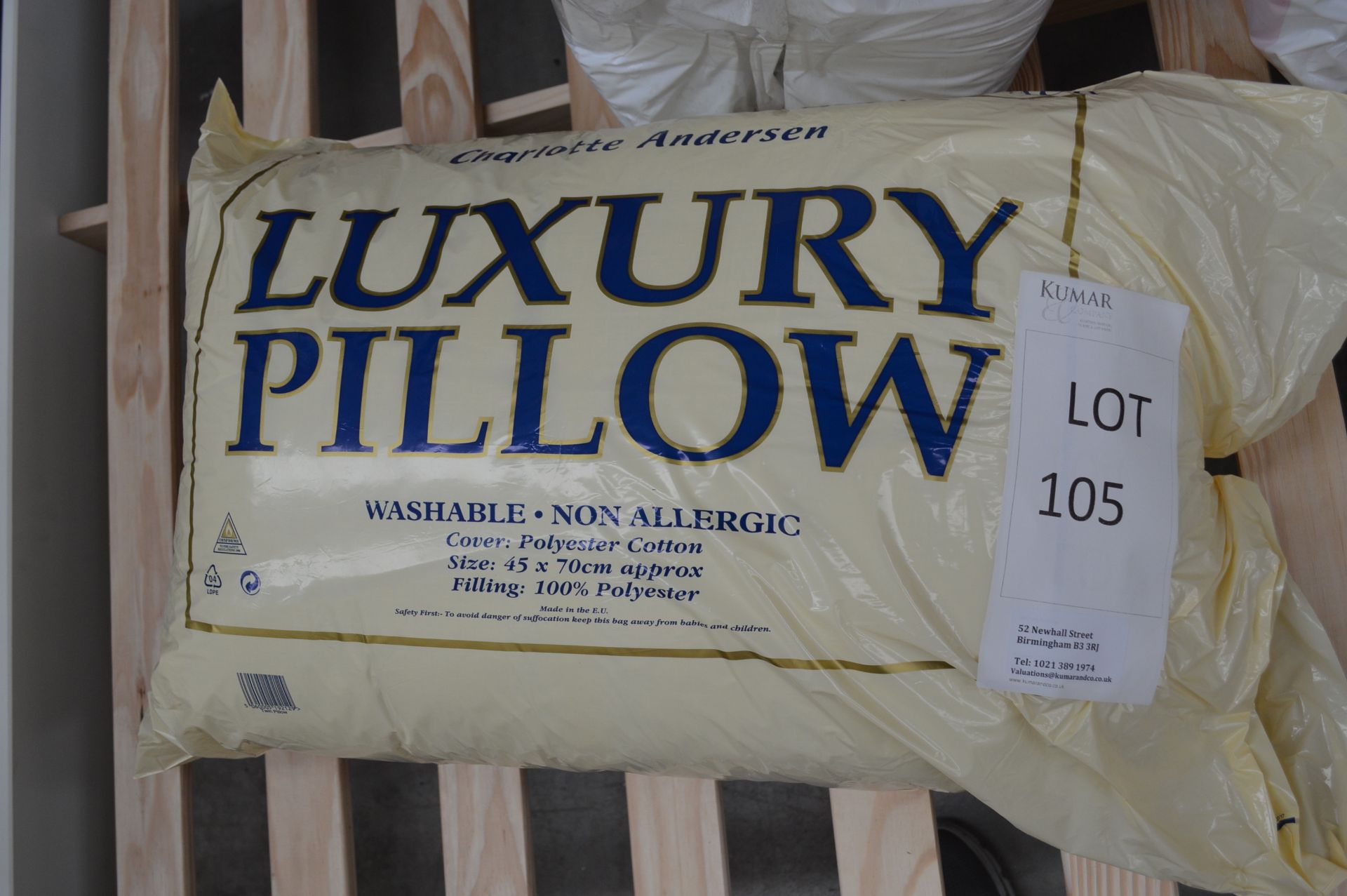 Approx 27 Pairs of Charlotte Anderson Luxury Pillows (Please Note: item located in Andover SP11.