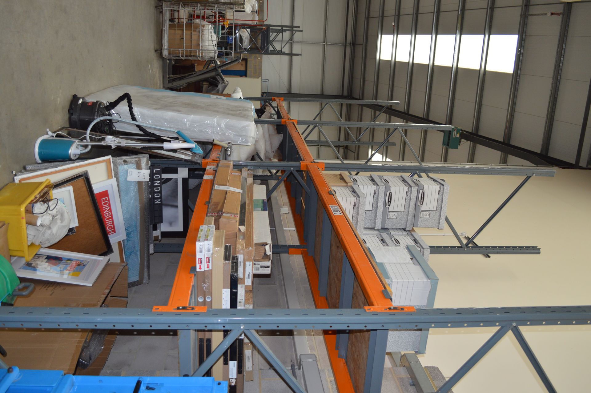 Dexion Boltless Pallet Racking comprising: 4: 4mtr Uprights 12: 2.7mtr Beams (Does not include - Image 2 of 5