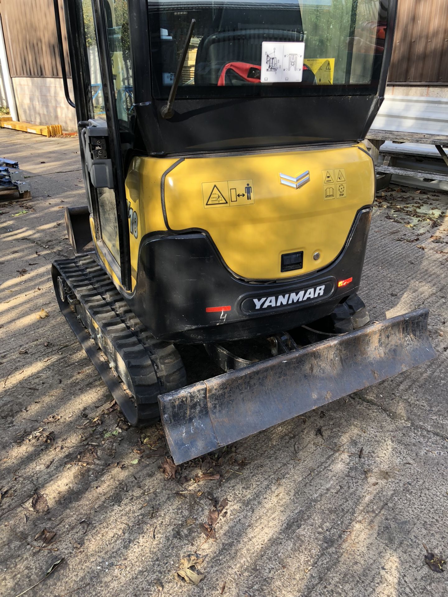 Yanmar SV18 CR Mini Excavator, Rubber Tracks, Serial No. G6127 (2017/10), with Quick Hitch - Image 33 of 33