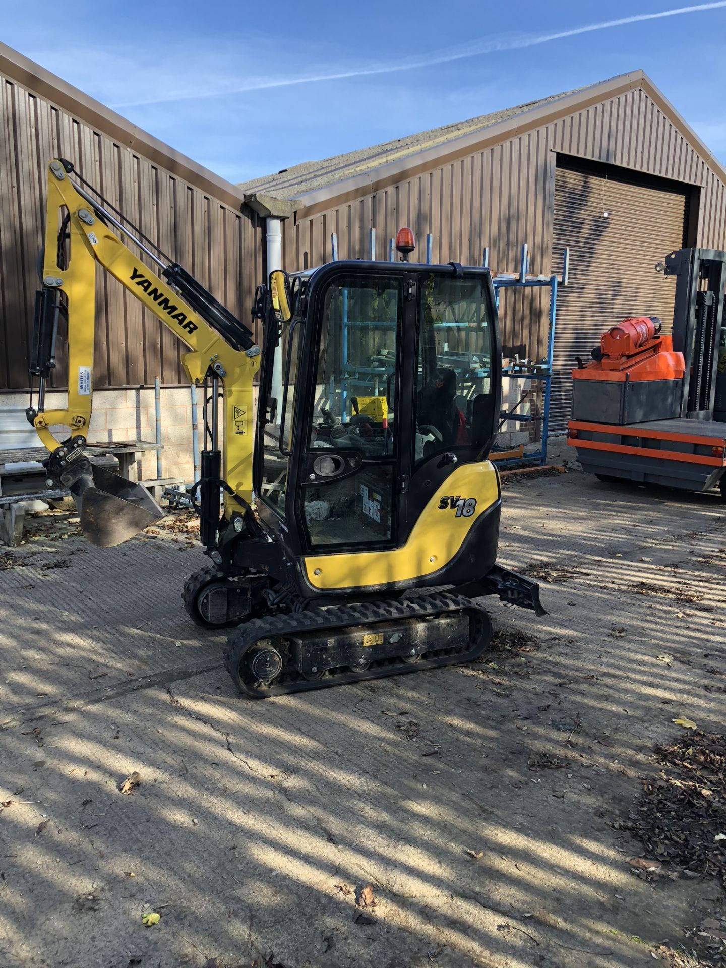 Yanmar SV18 CR Mini Excavator, Rubber Tracks, Serial No. G6127 (2017/10), with Quick Hitch - Image 3 of 33