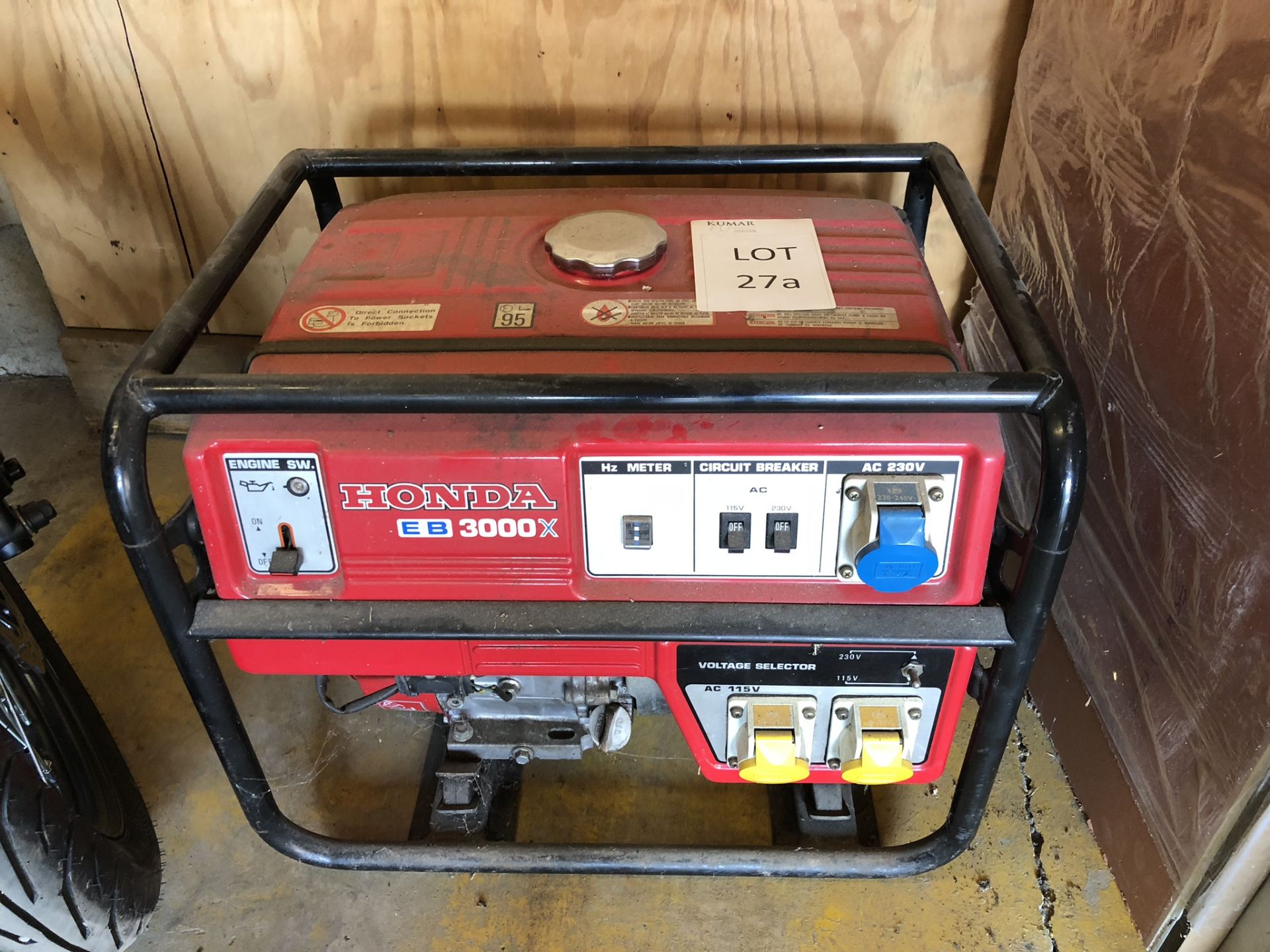 Honda EB3000X Generator (27a) (Please Note: item located in Andover SP11) (Collection by appointmen - Image 2 of 3