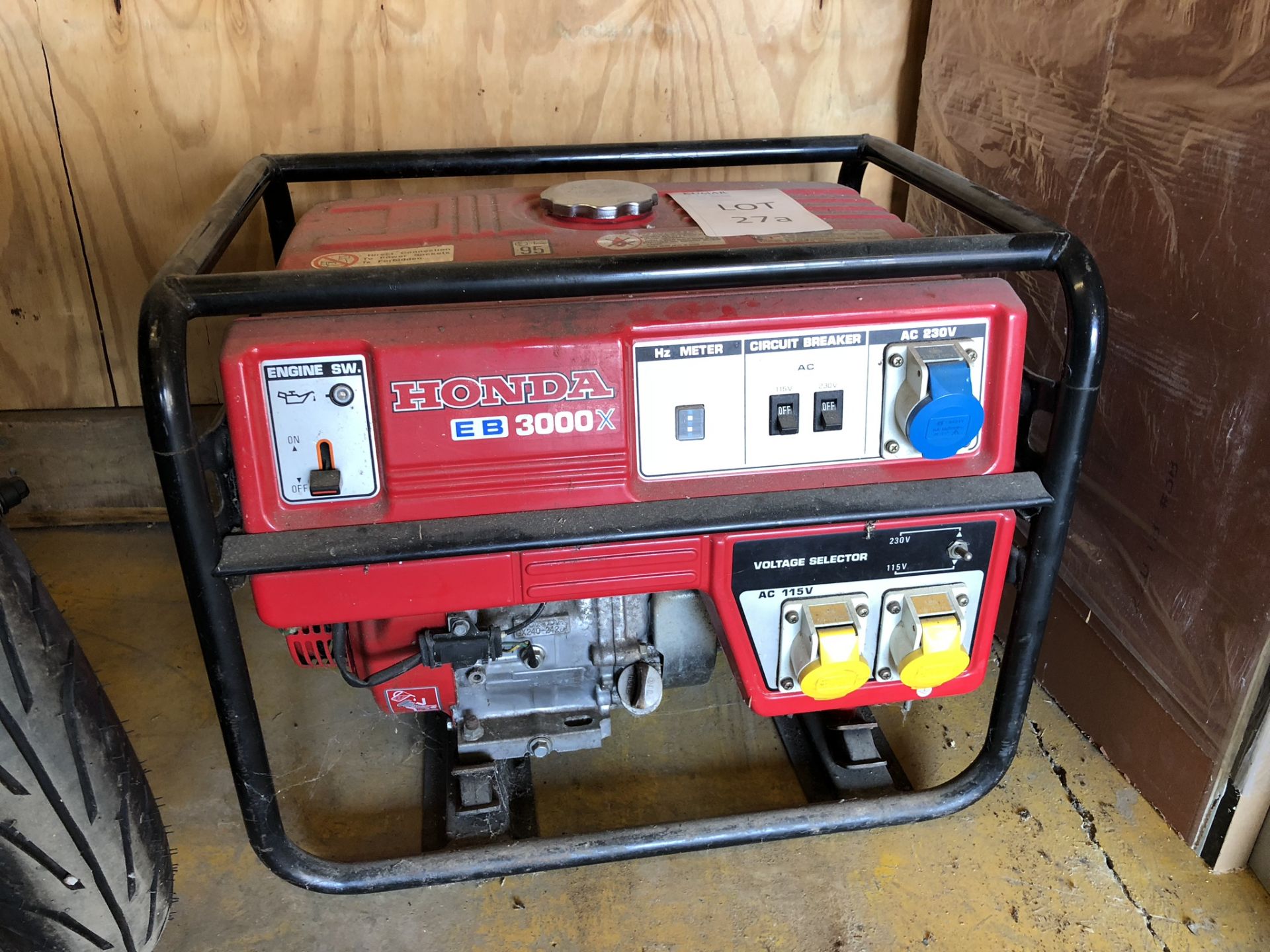 Honda EB3000X Generator (27a) (Please Note: item located in Andover SP11) (Collection by appointmen - Image 3 of 3