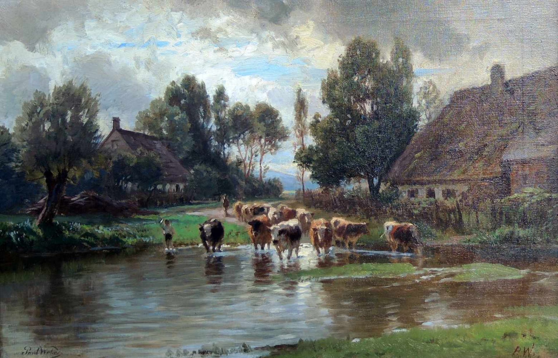 Gottlieb Daniel Paul Weber, 1823 Darmstadt - 1916 München Schon früh zeigte sich das künstlerische