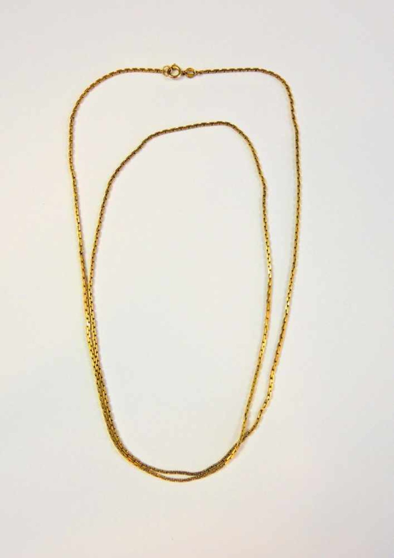 Feine Goldkette 14 K. Gold. L ca. 90 cm, Gewicht 13,6 g