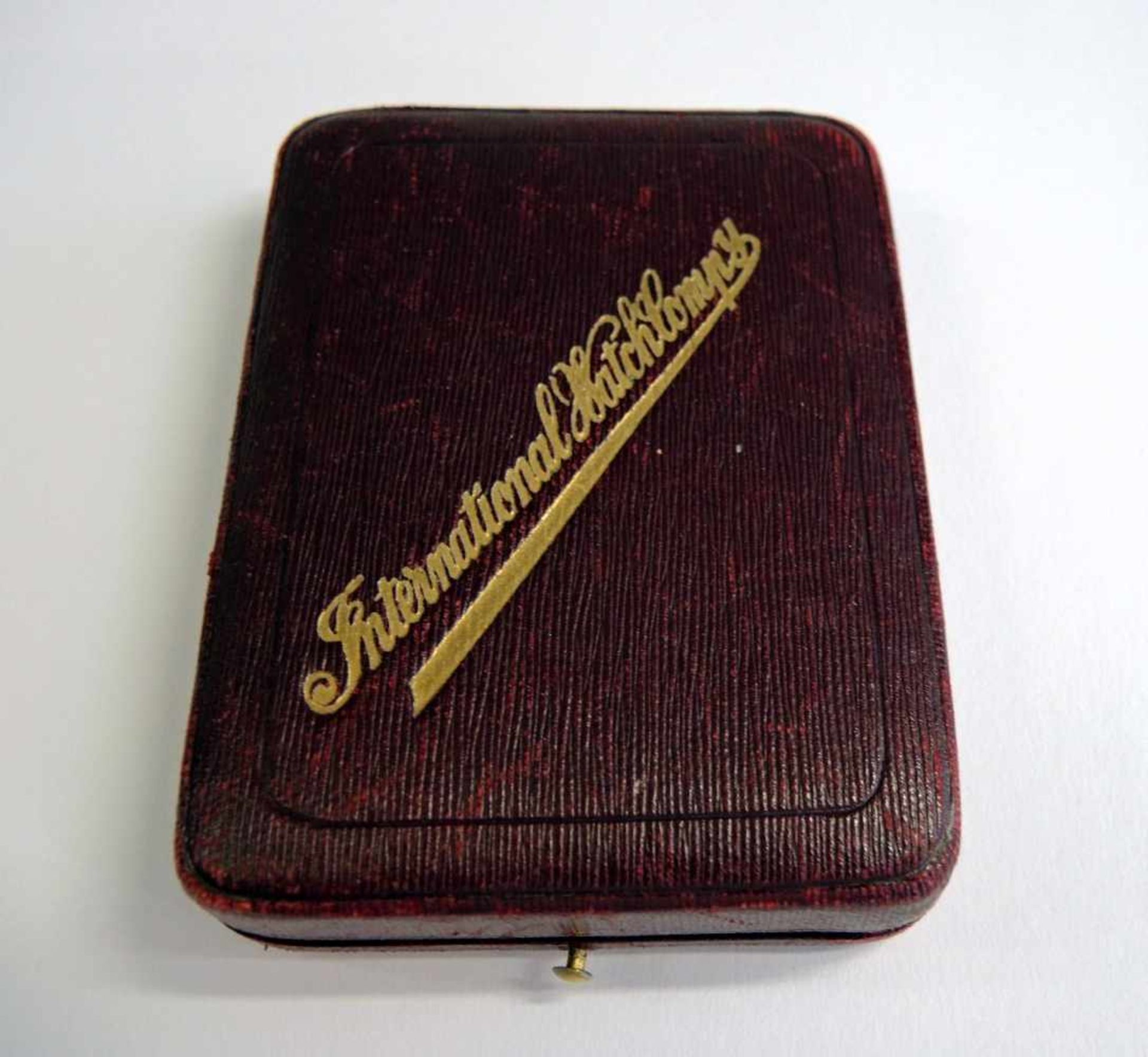 IWC, Savonette-Taschenuhr14 K. Gelbgold, in Original-Box, mit Papieren. Gut erhalten, gangbar. Ø ca. - Bild 5 aus 5