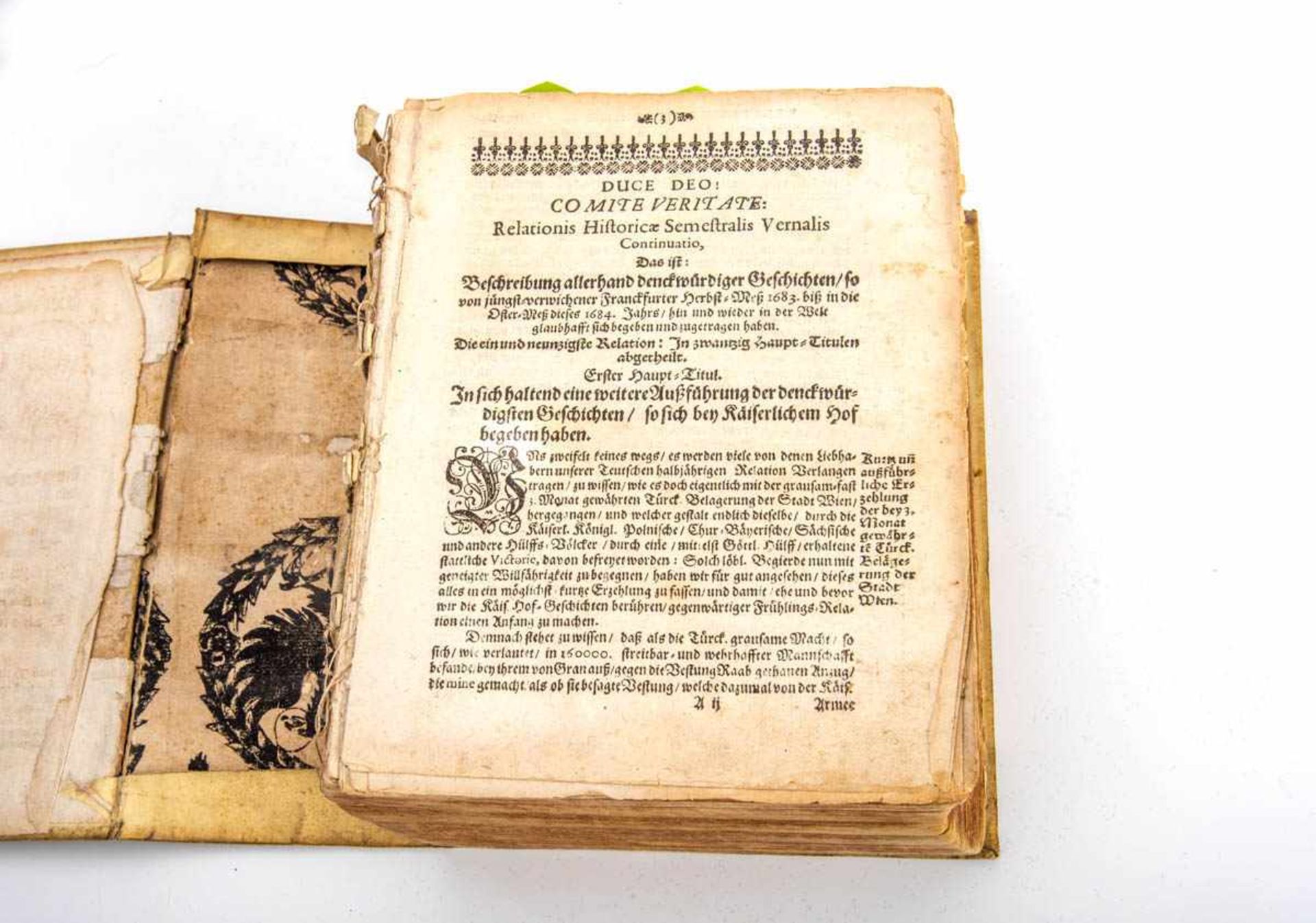 Frankfurter Meßrelationen 1683-1691 Frankfurter Meßrelationen 1683-1691: Relationes historicae - Bild 3 aus 5