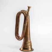 Signalhorn Kupfer, Messing. H.: 28 cm.