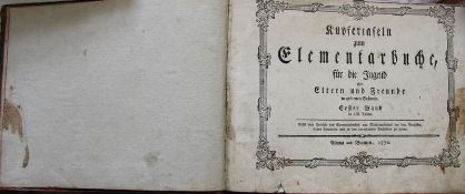 Kupfertafeln zum Elementarbuche, 1770für die Jugend ihre Eltern und Freunde in gesitteten Ständen.
