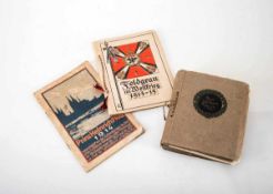 1. Weltkrieg, Fotoalbum , KampffliegerUmfangreiches Album mit Postkarten und Heft 1, Prinz